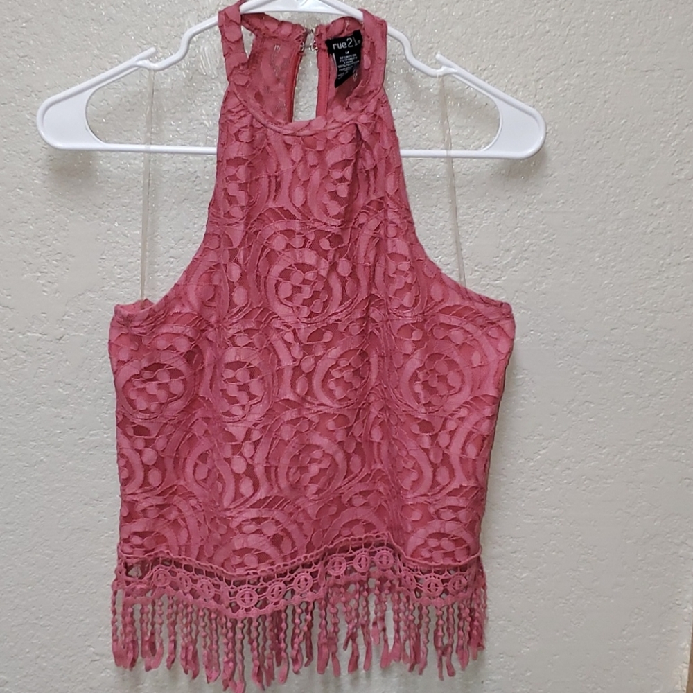 Pink Lace top